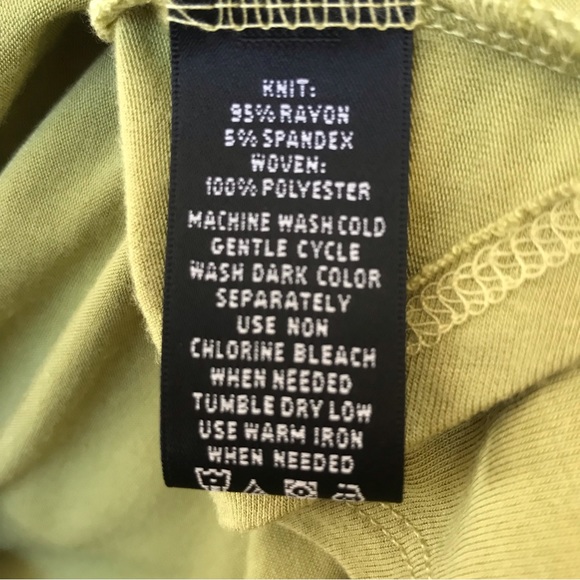 AUGUST SILK | Green High Low Sleeveless Top With Silky See-Through Back Size S - Picture 11 of 11